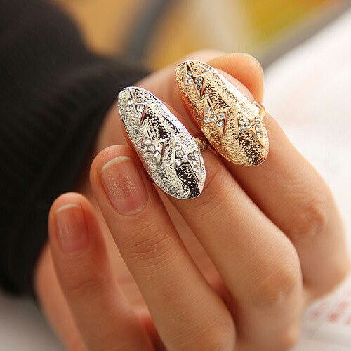 ネイルリング 新色登場！ リング 指輪 レディース ネイルリング フリーサイズ