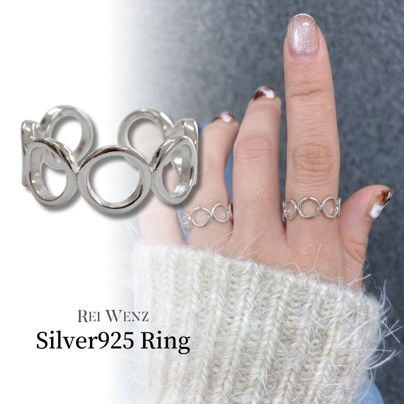 【高品質Silver925】ツイスト 指輪 丸 Silver925 フープ リング レディース 細 シンプル おしゃれ プレゼント