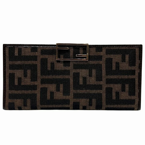 フェンディ FENDI ズッカ柄 1582710 長財布 レディース【中古】 18,515円
