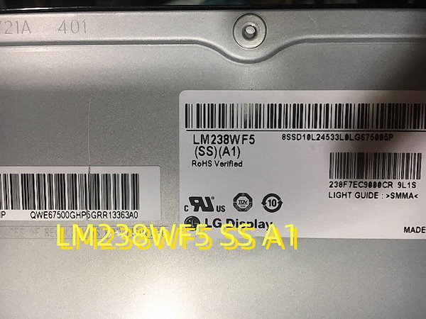 液晶パネル LG LM238WF5 SS A1 タッチ機能付き 23.8インチ 1920x1080