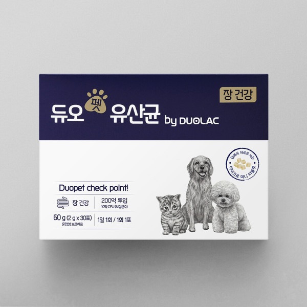 犬 猫 デュオペット 乳酸菌 by DUOLAC 腸の健康 30包 (30日分) 1個 / ペット