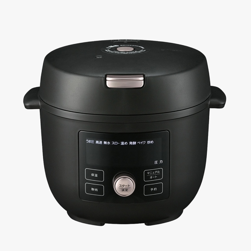 タイガー魔法瓶 TIGER 電気圧力鍋 TIGER COOKPOT マットブラック 2.2L COK-B220(KM)