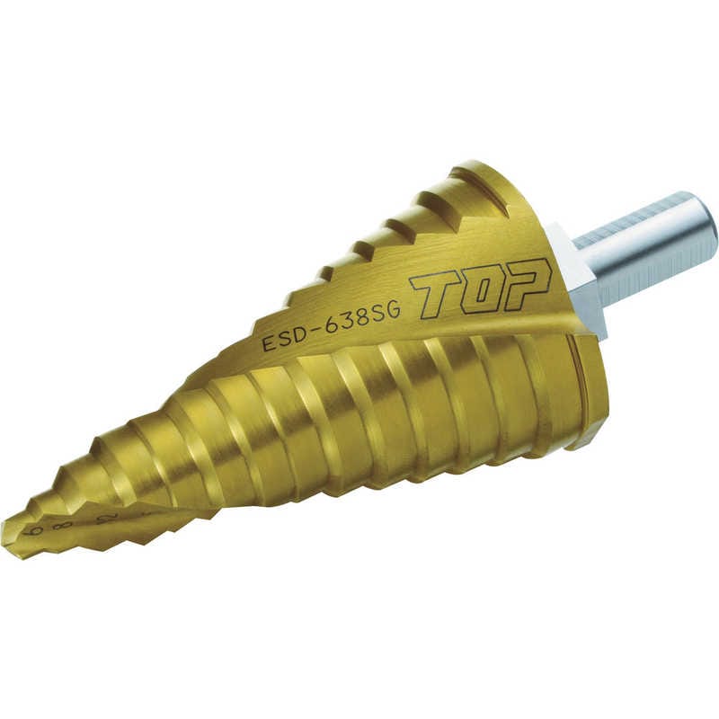 TOP工業 TOP 丸軸シャンクスパイラルステップドリル ESD-638SG 15,302円
