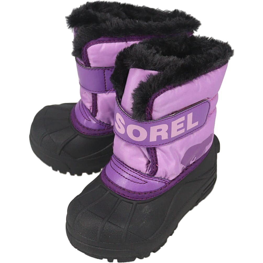 正規品 ブーツ ドレンズ スノーコマンダー ブーツ CHILDRENS SNOW COMMANDER BOOT ガムドロップ/パープルバイオレッド NY5190-514