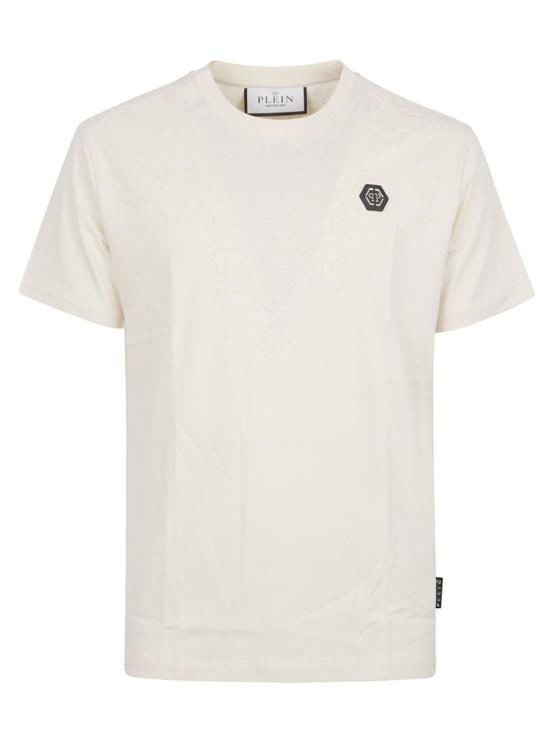 PHILIPP PLEIN Men T-Shirts MTK8682PJY002N06 Neutrals