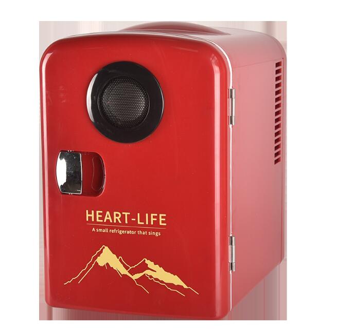 冷蔵庫　Bluetoothスピーカー機能付き　ミニ冷蔵庫シングル寮冷蔵庫　テクノロジー冷蔵庫ギフト