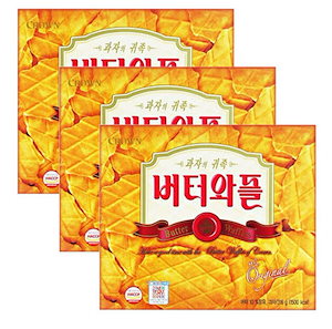 韓国菓子（2+1）バターワッフル お徳用316g