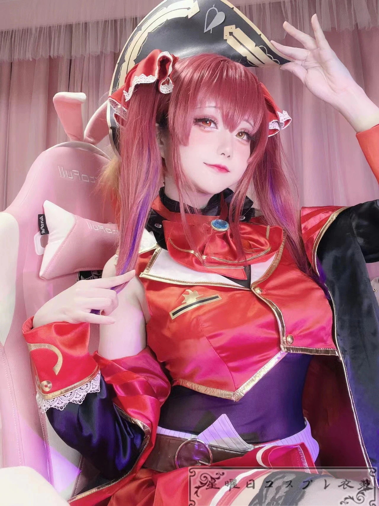 在庫品 VTuber バーチャルライバー 宝鐘マリン コスプレ衣装 コスチューム ハロウィン 変装 仮装期間限定30％