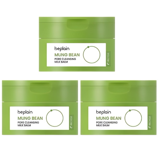 3個セット【大人気】 ビプレイン 緑豆 毛穴クレンジングミルクバーム 100ml ベスコス