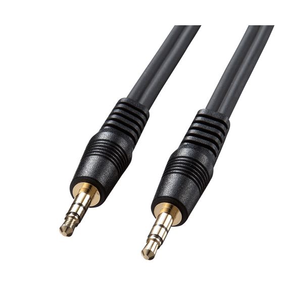 (5個セット) サンワサプライ オーディオケーブル KM-A2-100K2X5