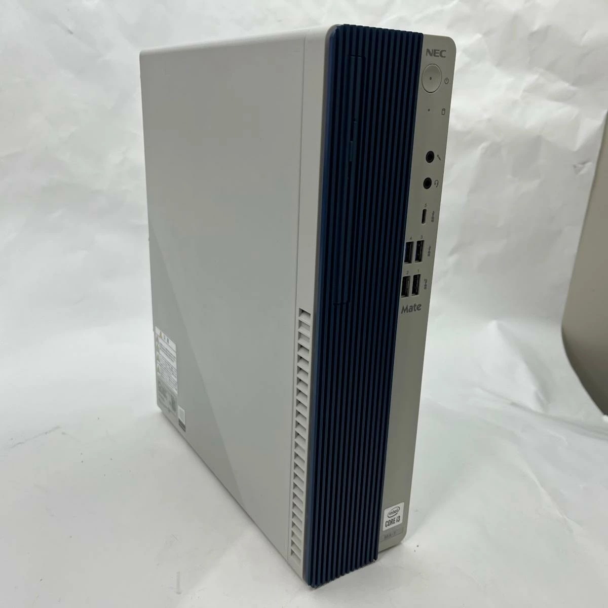 【中古】NEC Mate ML-7 i3-10100 3.6GHz 新品M.2SSD256GB　MEM8G　HDMI/DisplayPort x2出力 DVD+-RW Windows11 Pro 64