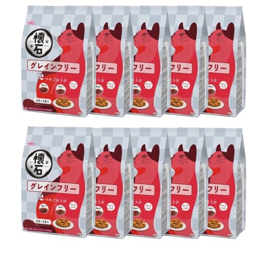 ペットライン 懐石 2つのごほうび グレインフリー キャットドライ グルメ【 国産/小分け/トッピング】 600g 10袋 (ケース販売)その他