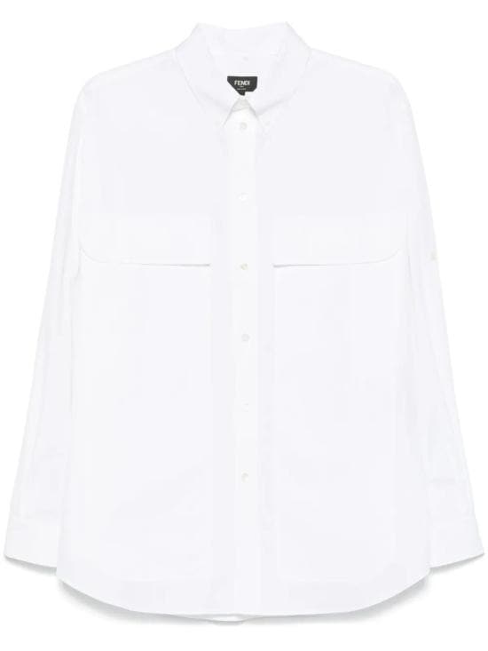 FENDI Men Long Tops FS1310 AU6X F0QA0 BIANCO