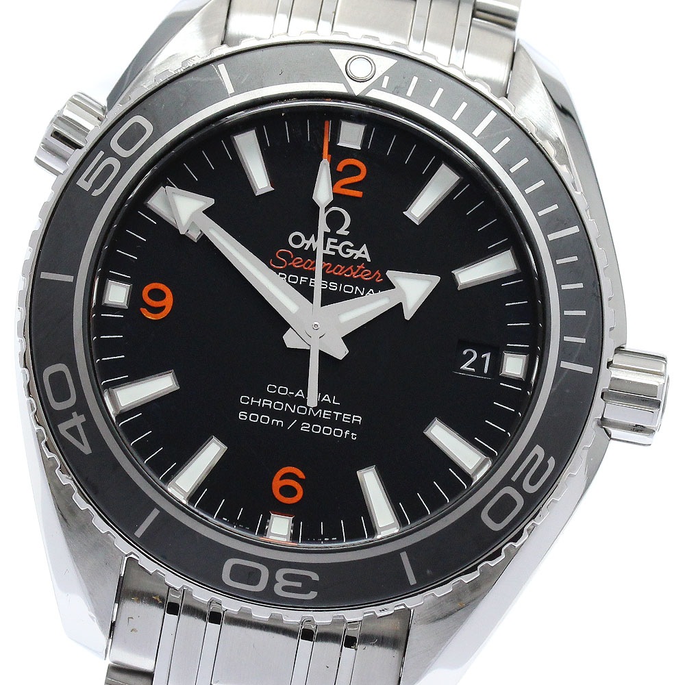 オメガ OMEGA 232.30.42.21.01.003 シーマスター プラネットオーシャン デイト 自動巻き メンズ 保証書付き_877443【中古】