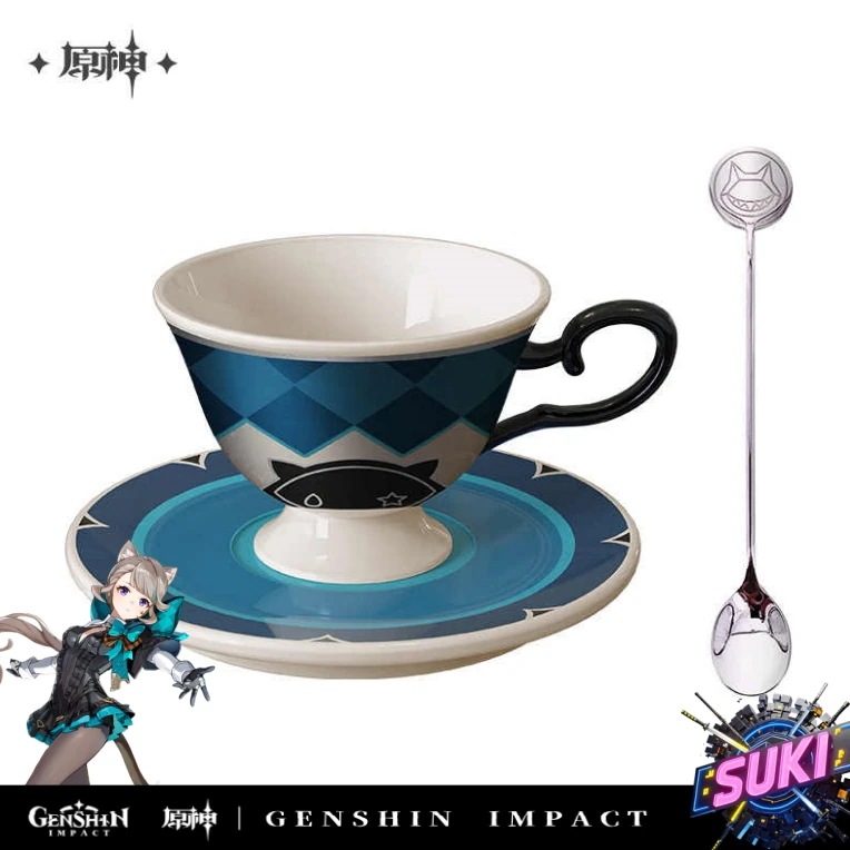 「カップ&ソーサーセット」【プロ品質を極める!】原神 グッズ / リネット インプレッションシリーズ / Genshin Impact Lynette 琳妮特 げんしん コスプレ