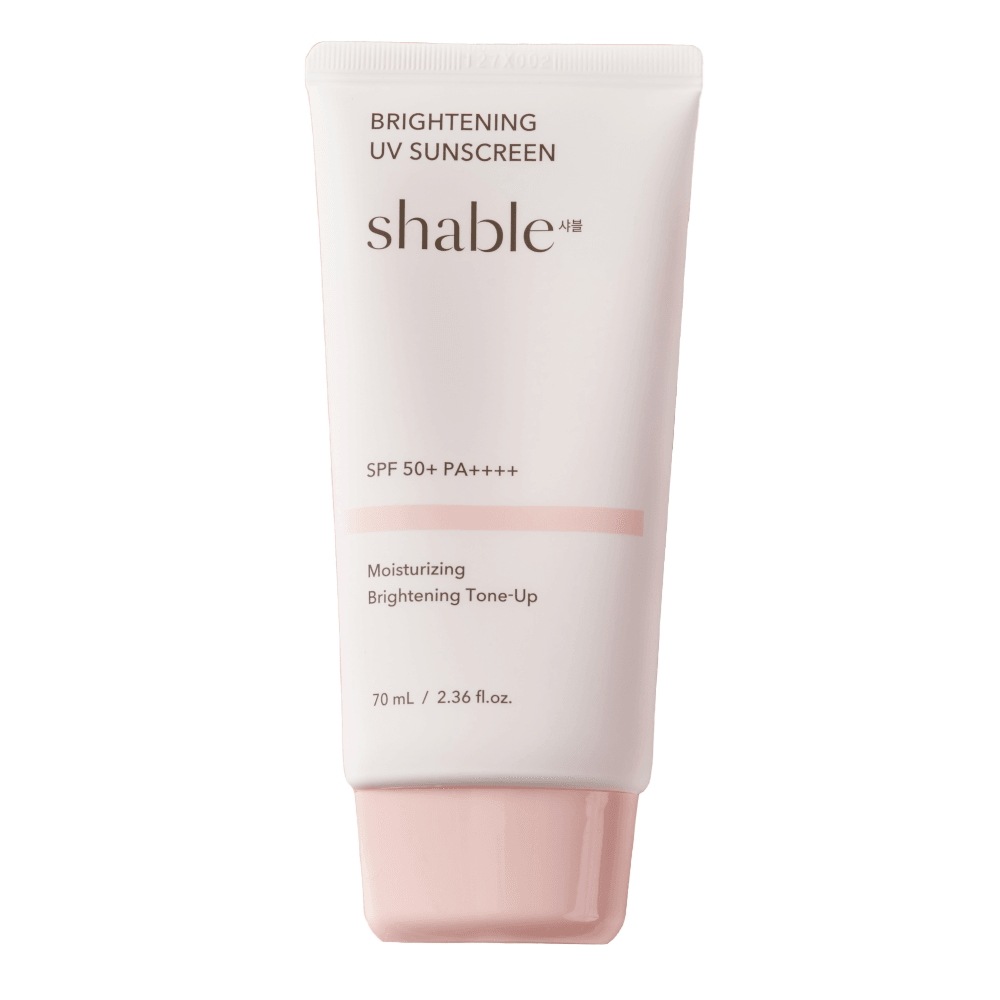 シャブル UV ブライトニング ピンク トーンアップ 日焼け止め 水分 UVカット剤 70ml1個