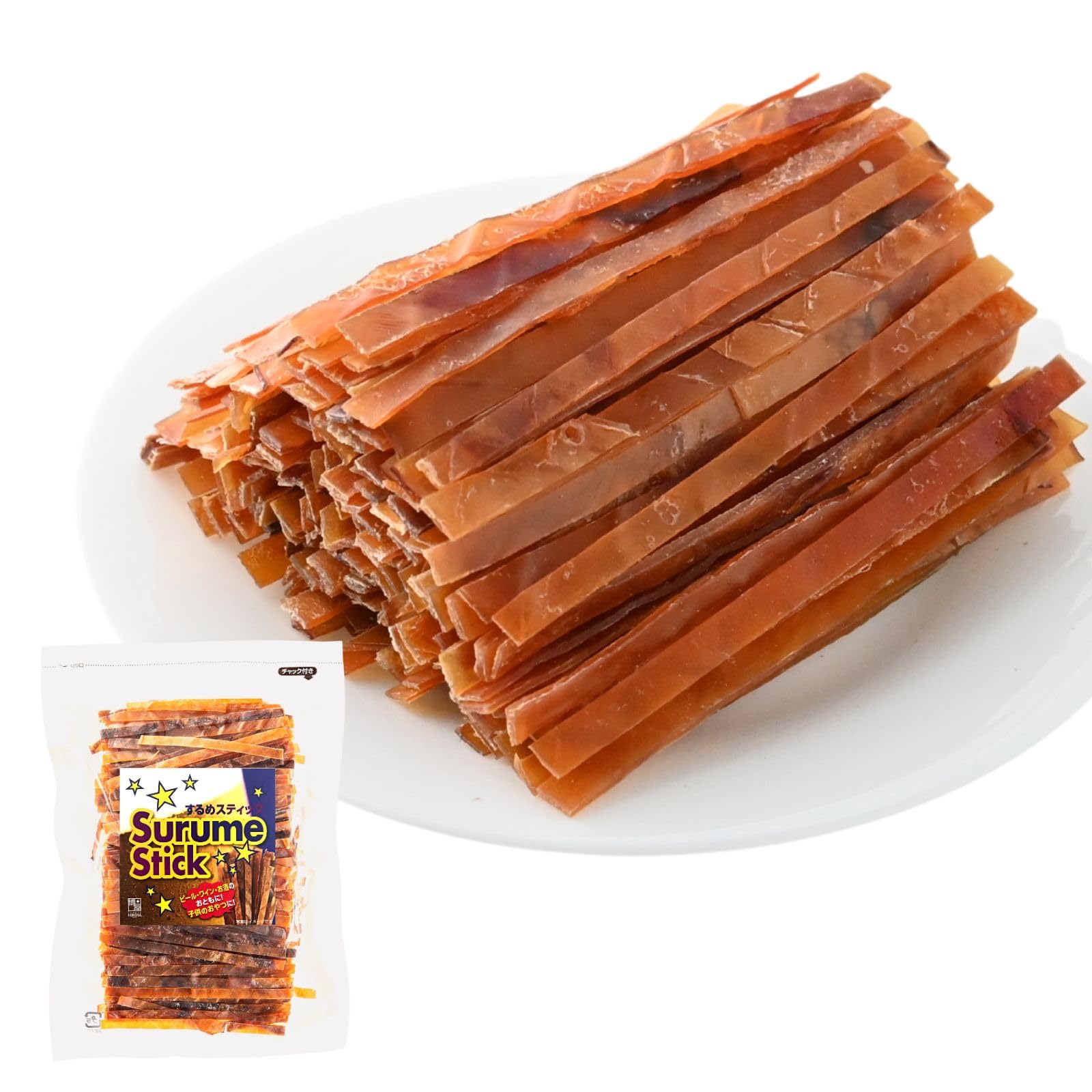 博屋 ヒロヤ するめ スティック 業務用 チャック袋 炙りいかジャーキー するめ ジャーキー 1kg (x1)