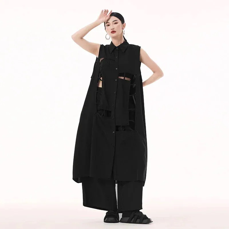 ワンピース 欧美風 レディース 袖なし ノースリーブ おしゃれ 関連商品購入可能 ベストワンピース