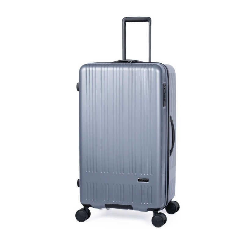 A.L.I　スーツケース ジッパータイプ 宿泊目安：10日間以上 100L 拡張機能搭載 ダブルホイールキャスター マットアッシュグレー　MX-8011TL-28W