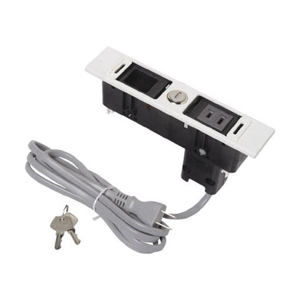 スガツネ工業デスクトップマルチタップDML型(210-020-480) DML-PB-L-WT 1個 11,474円