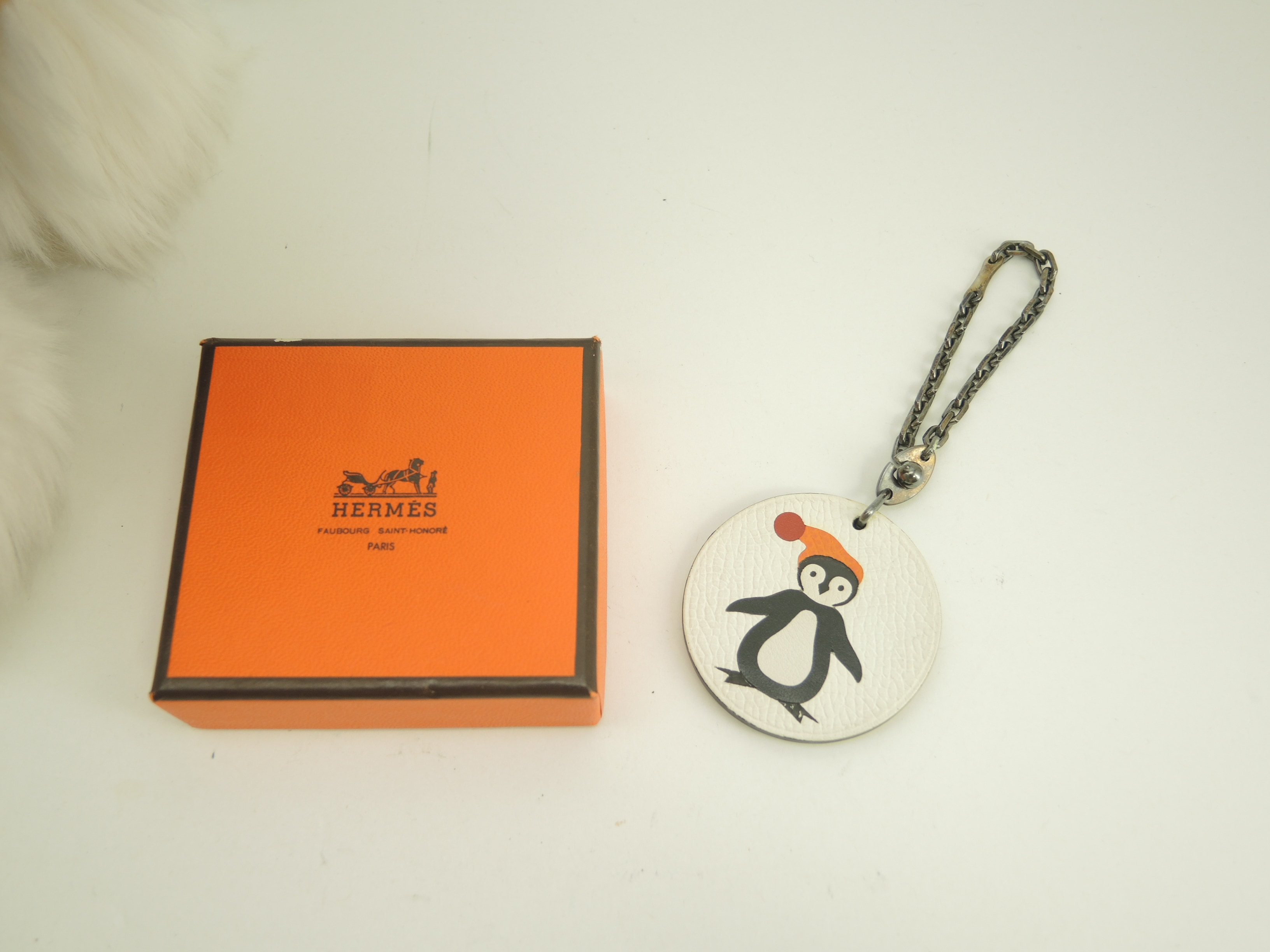 キーリング バッグチャーム ペンギン SV925 レア 限定 鳥@ 34