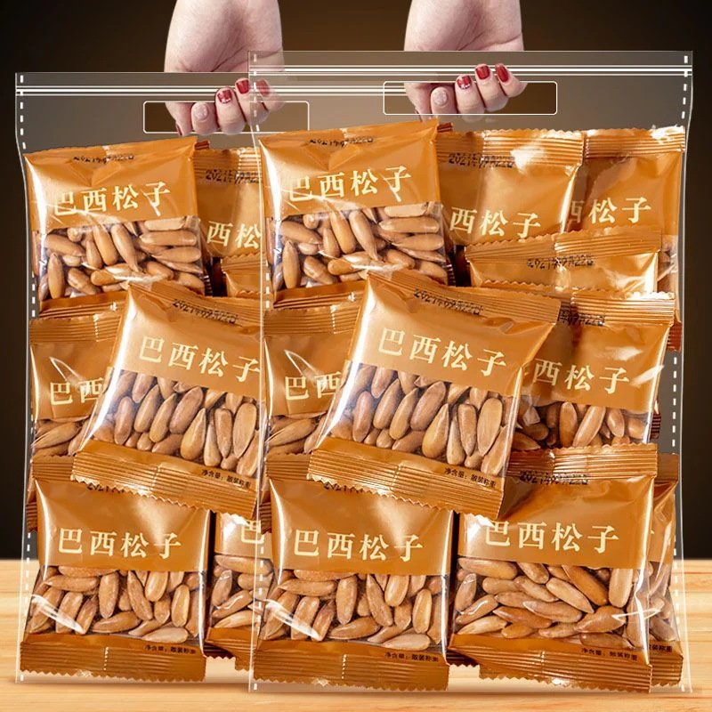 新商品人気販売中 ブラジル産松の実 小袋バラ売り 手むき松の実 オリジナル味 特大 薄皮 妊婦向けナッツ専門商品