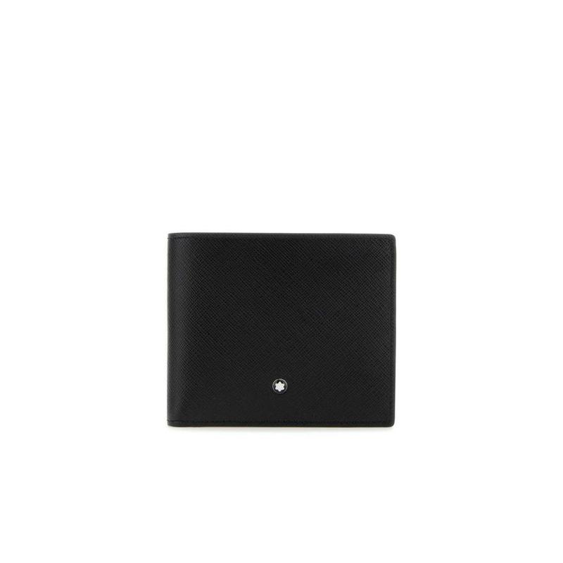 ロゴパッチ二つ折り財布 130317 BLACK TP953310536