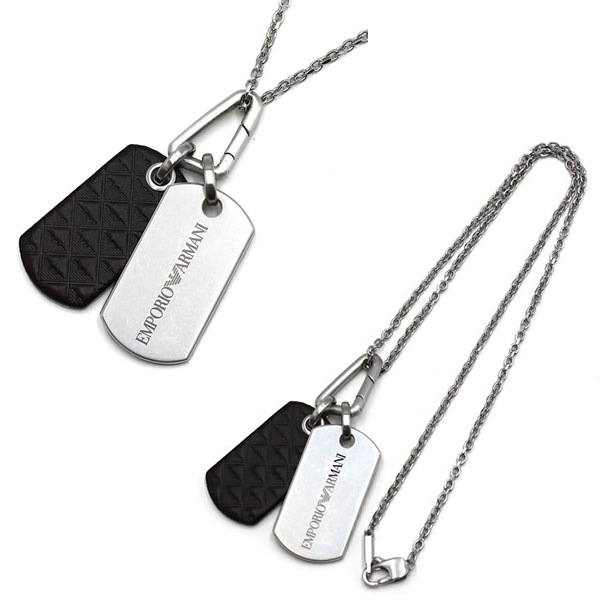 ネックレス EGS3133040 ドッグタグ アクセサリー シルバー