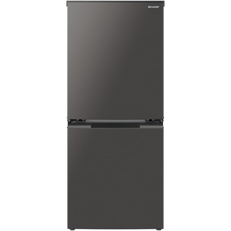 シャープ SHARP 冷蔵庫 マットダークグレー 152L 幅49.5cm 両開き SJ-D15K-H