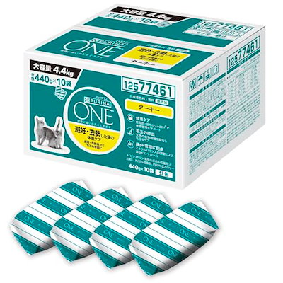 他サイト： ピュリナ ワン キャットフード 避妊・去勢した猫の体重ケア 子ねこから全ての年齢に ターキー 4.4kg(440g×10袋入) 【Amazon.co.jp限定】の商品画像