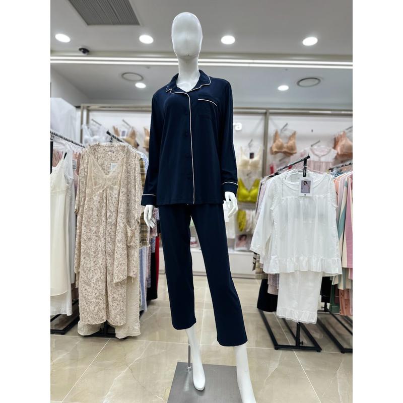 サイロモダルスパンソリッド女性パジャマ WP8868A (スターフィールドCOEX)