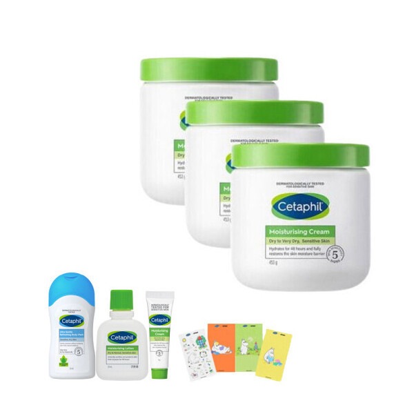 セターフィール 大容量 クリーム 453g 3個 + 数量限定 ムーミンステッカー(ランダム)おまけ