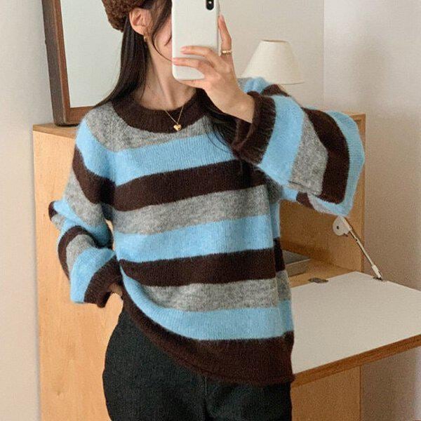 (KN) ブレンディングニットティー(9439) 冬の女性ニットティー
