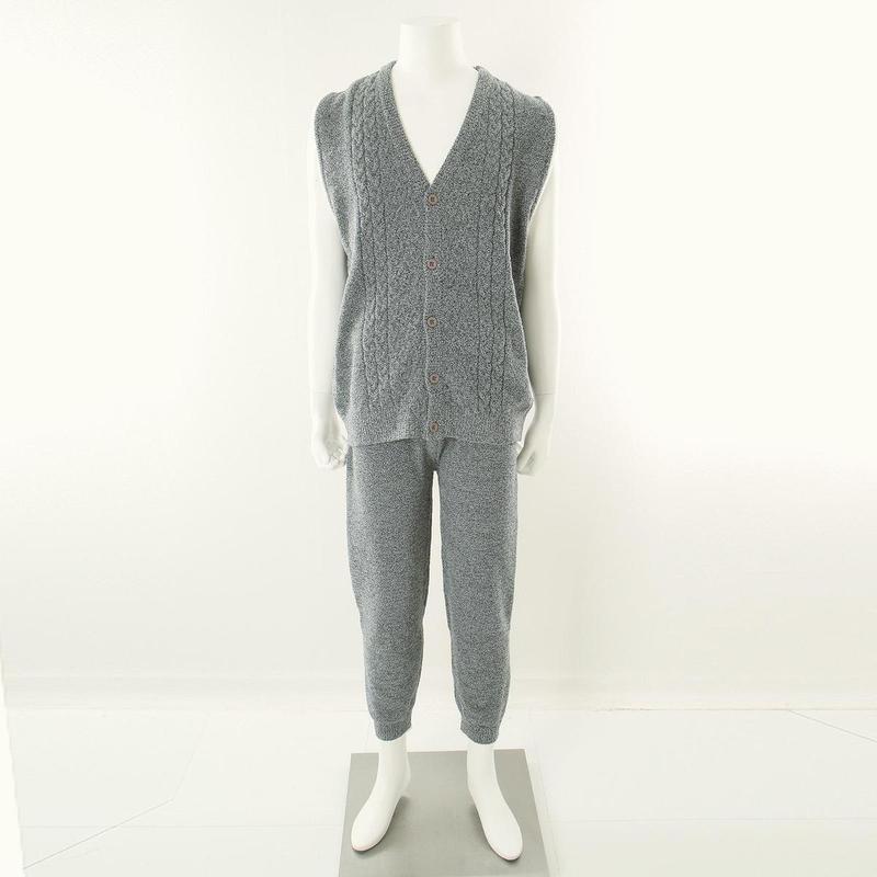 セーター メンズ イージーウェア トップスベスト パンツ 室内着 SWPA540MSG