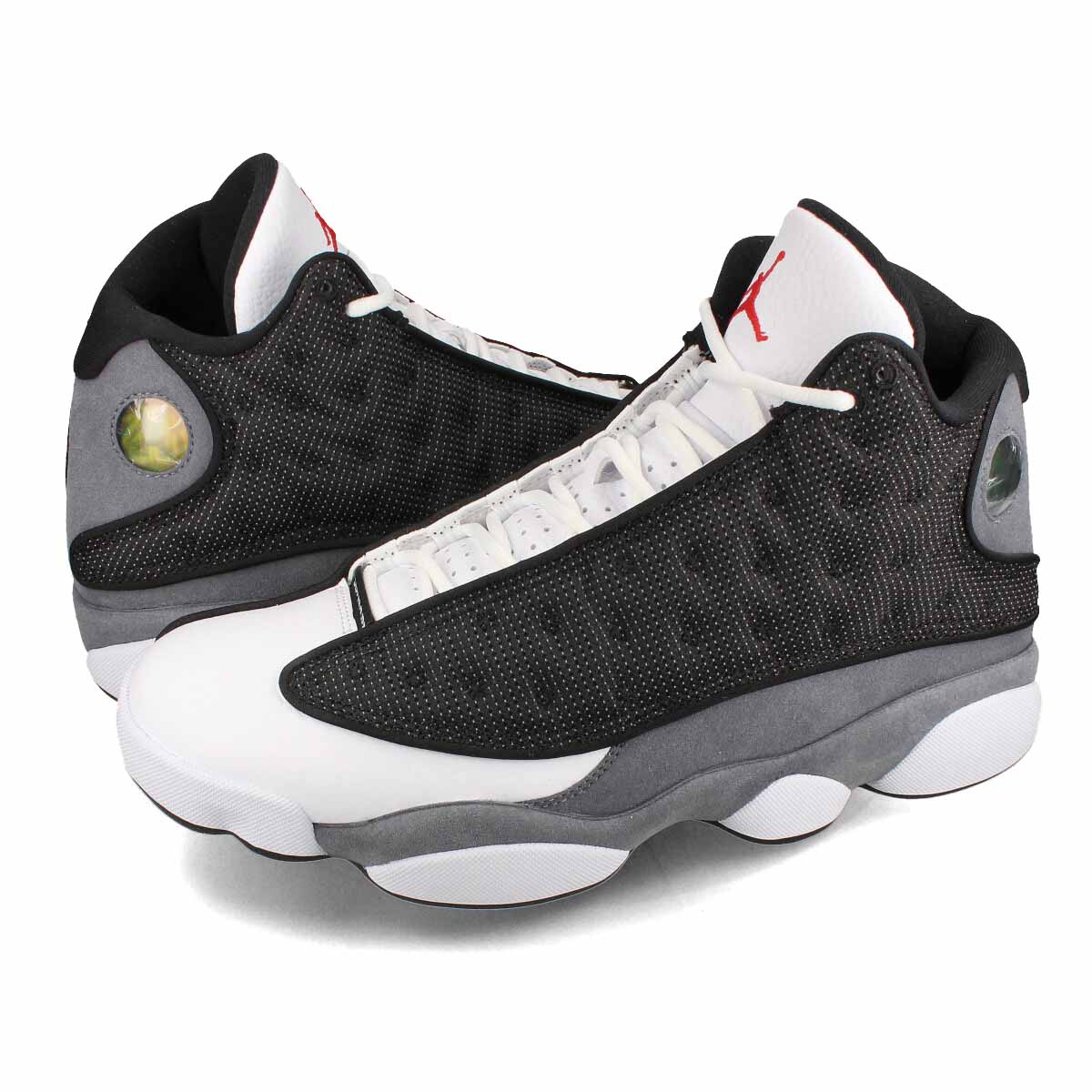 NIKE AIR JORDAN 13 RETRO BLACK/UNIVERSITY RED/FLINT GREY/WHITE