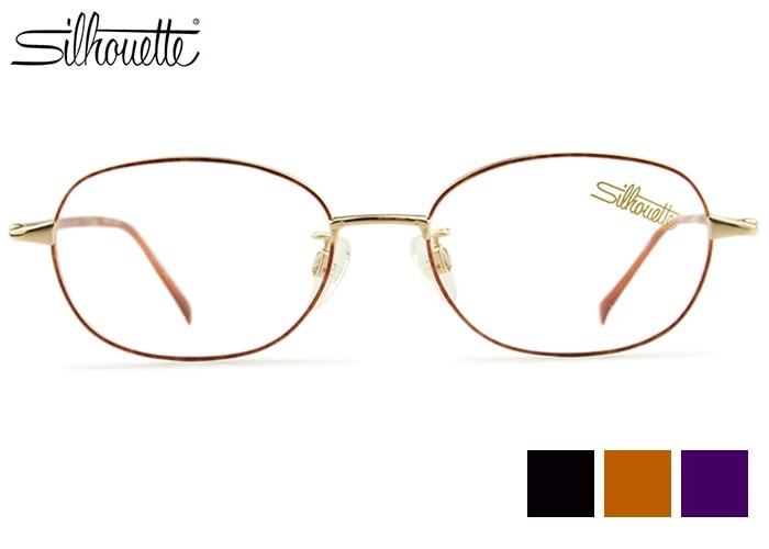 シルエット Silhouette m6764/2 眼鏡 オーストリア製 婦人 レディース ラメ入り チタン