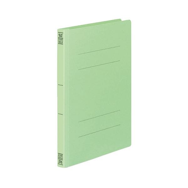 (まとめ) コクヨ フラットファイルV(樹脂製とじ具) B5タテ 150枚収容 背幅18mm 緑 フ-V11G 1パック(10冊) (×5セット)