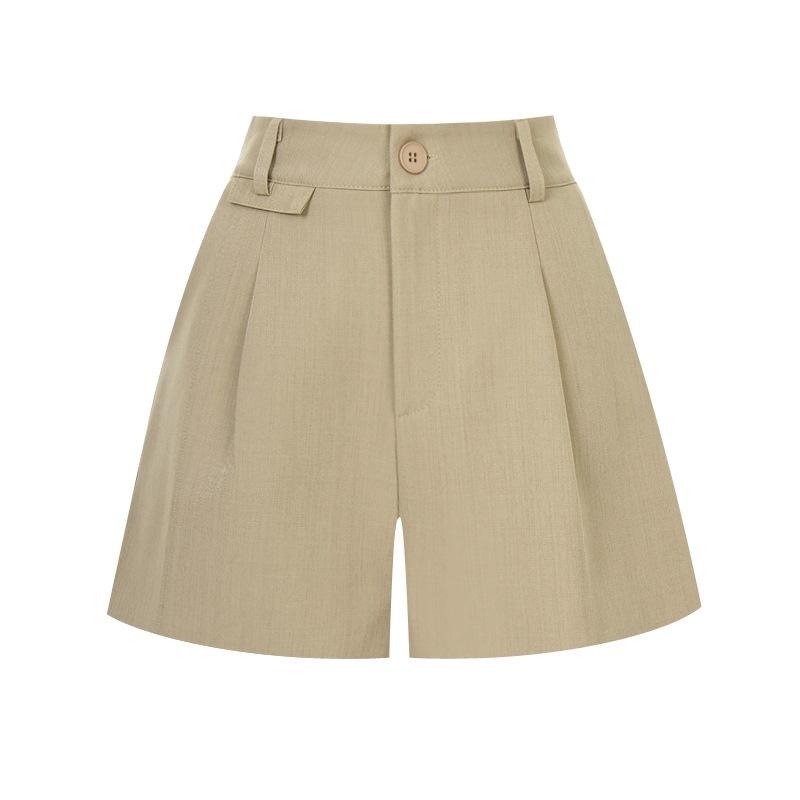 【メガ割 最大20％OFF】ピンタック4分スラックスカジュアル＆オフィス向け