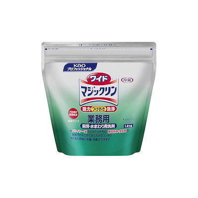 他サイト： 【大容量】 花王 ワイドマジックリン 1.2kg 業務用 油汚れ用粉末洗剤 除菌 消臭 花王プロフェッショナル・サービスの商品画像