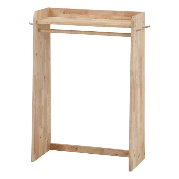 NS 壁面収納ユニット トップハンガーラック ナチュラル 38393