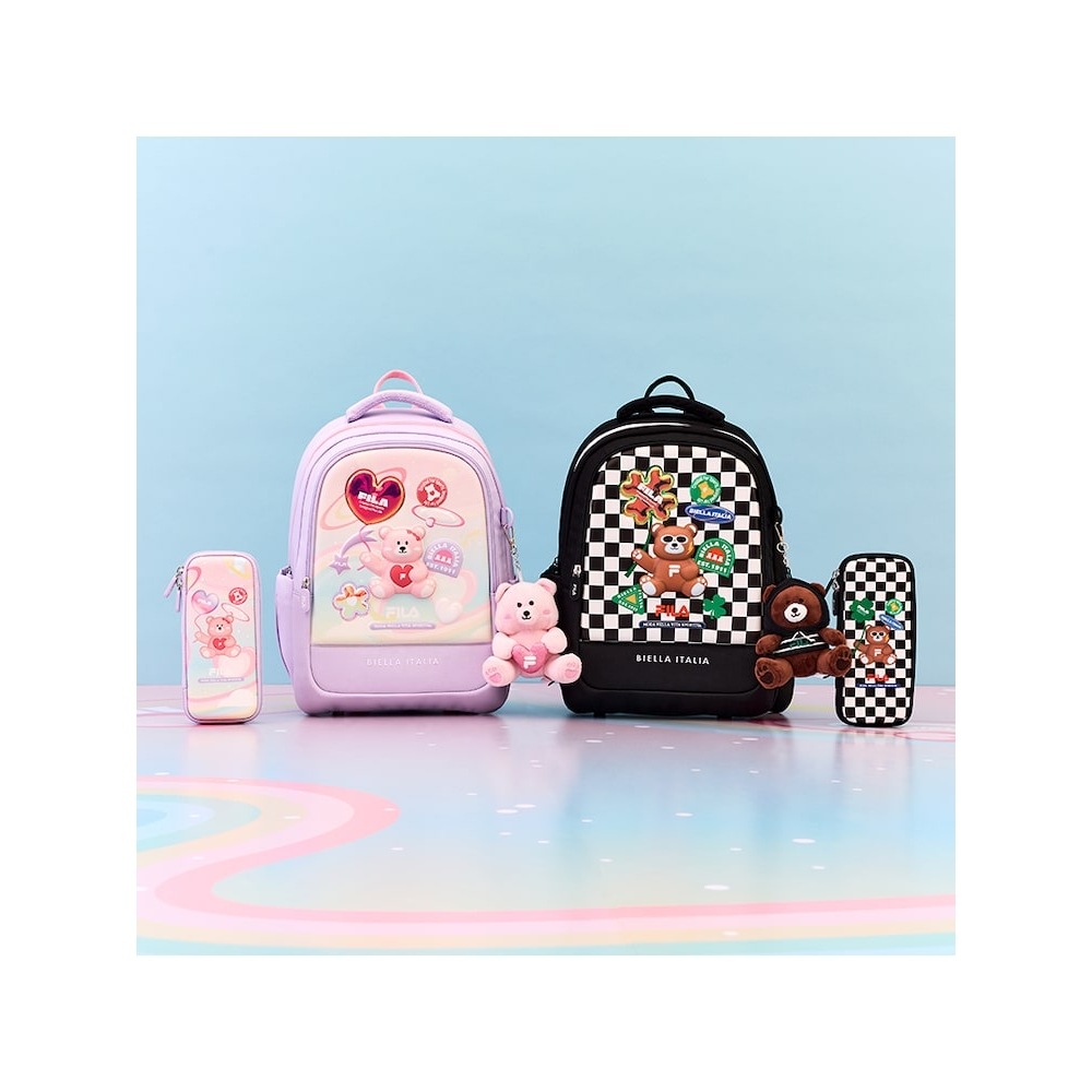 [FILA KIDS] (24年新品) ベア・イン・マイバッグ2種類のバックパック (FK3BEG1004X)Q0ZFK3BEG1004X