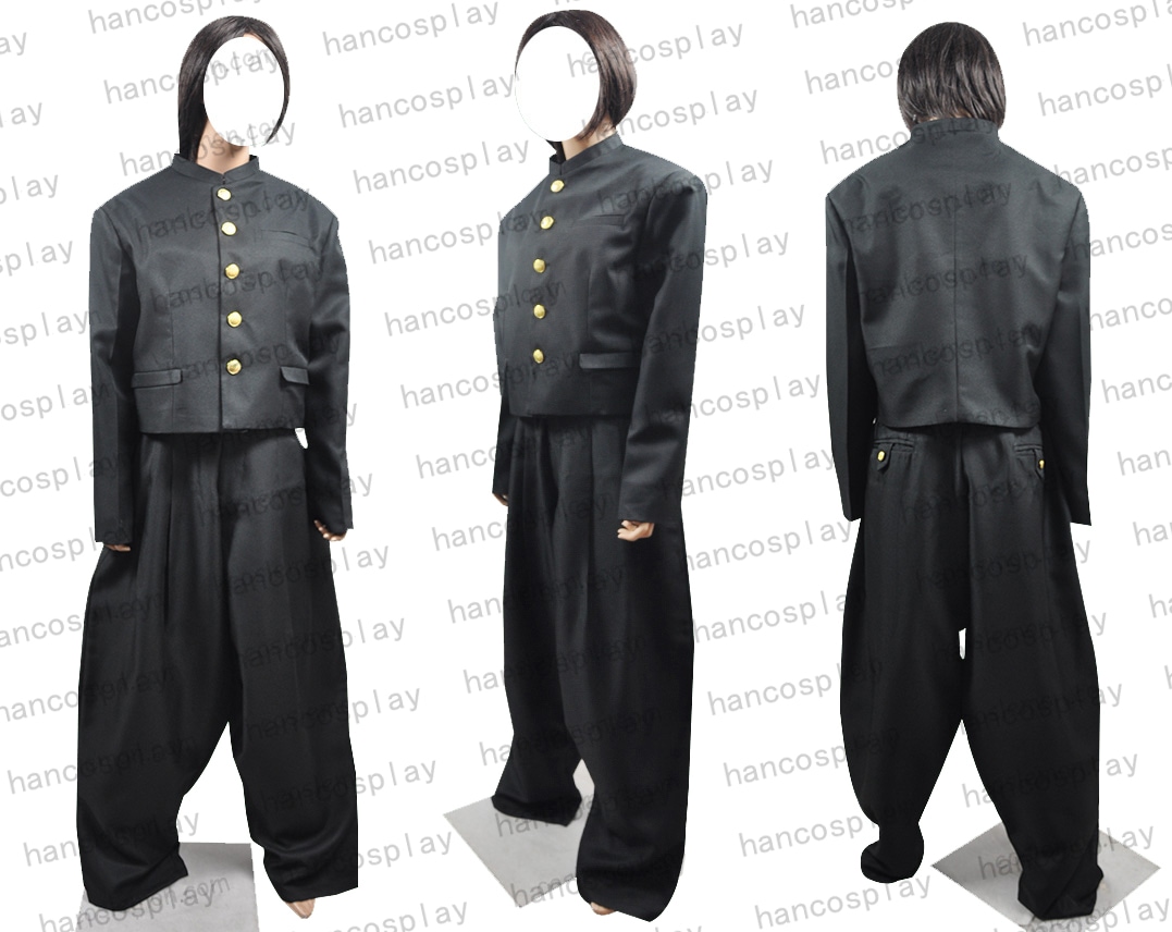 コスプレ衣装 COS1246 魁！男塾風 短ラン 黒