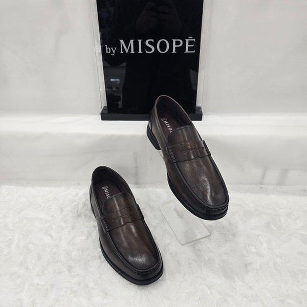 By 男性クラシックペニーローファー 122HT319FF201 DBROWN 2 JJ