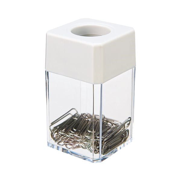 （まとめ） ゼムクリップホルダー ホワイト TS-GB01-W 1個 [x30セット]