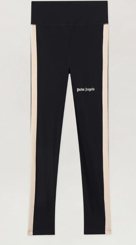 PALM ANGELS Women Straight Pants PWVG001S26FAB001 1003 BLACK OFF WHITE