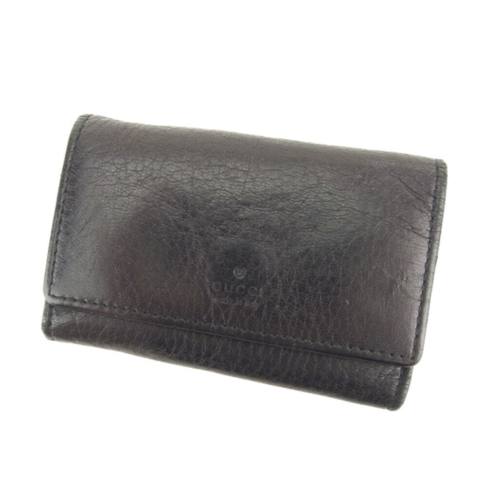 キーケース ロゴ ブラック シルバー レディース 中古