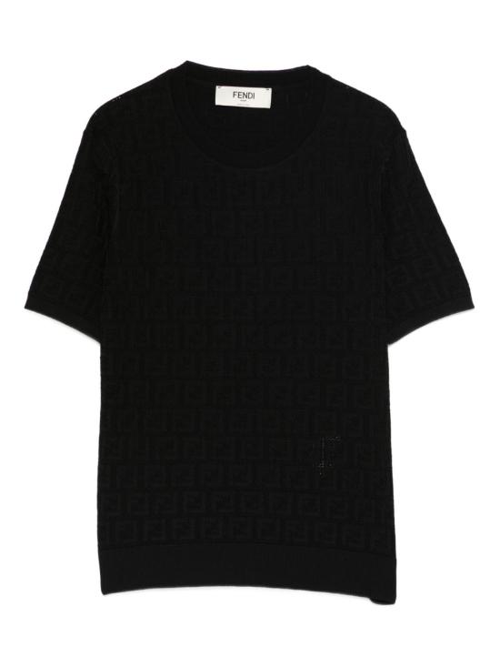 FENDI Women Sweater FZXD57 AUZRF0GME BLACK