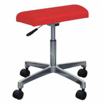 高田ベッド製作所 ワークスツール（キャスター付き） レッド TB-56-01