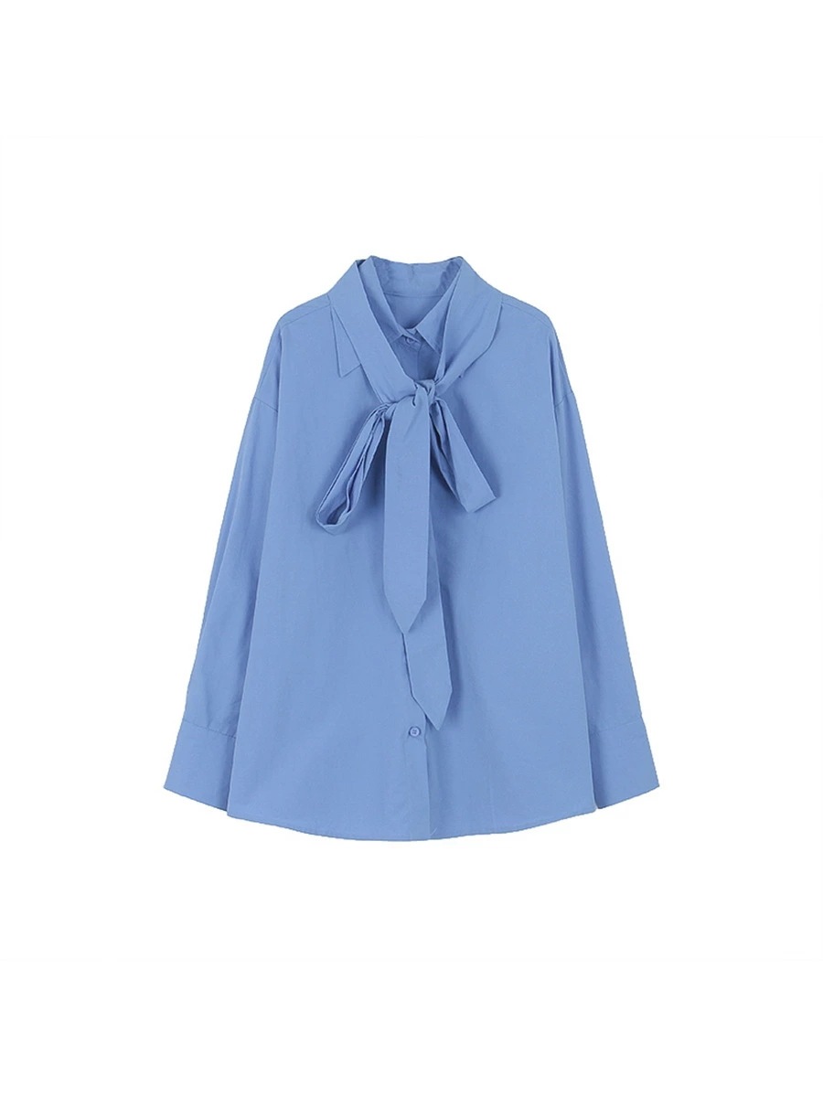 レトロな 蝶結び シャツ レディース 秋季 新作 デザイン性 上着 トップス おしゃれ ファッション かわいい ルーズシルエット スタイリッシュ シンプル 旅行用 カジュアル 4,805円