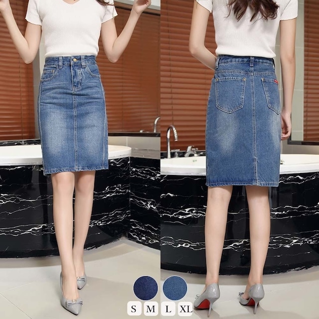 デニムスカート Slim Fit